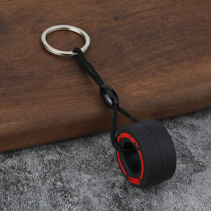 F1 STYLE TYRE KEYCHAIN