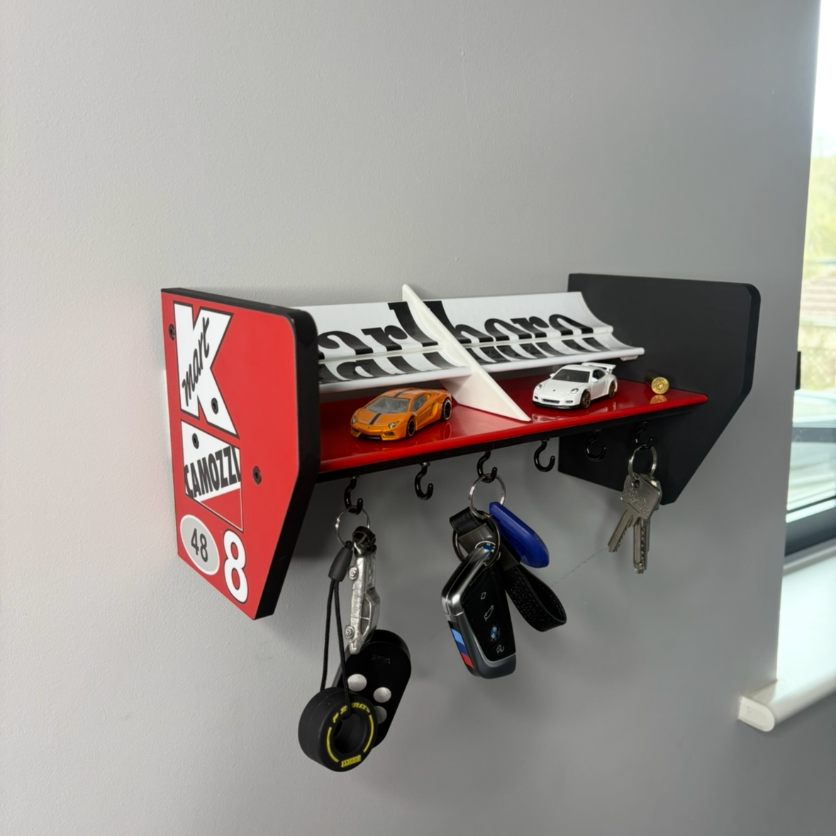 SPOILER SHELF™ F1 KEY HOLDER