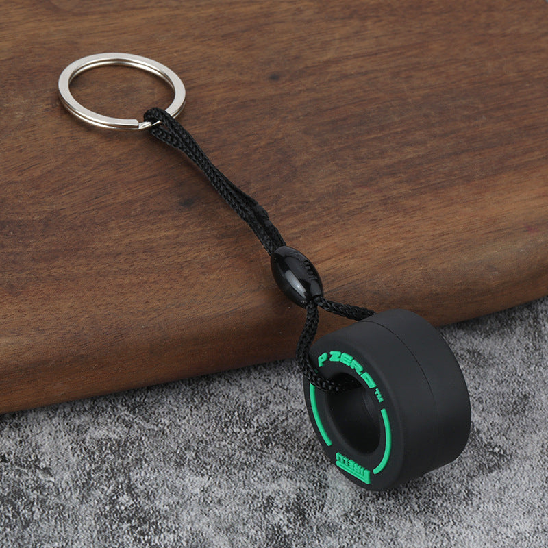 F1 STYLE TYRE KEYCHAIN