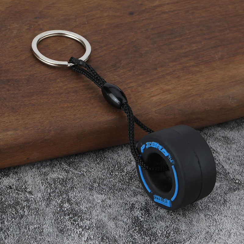 F1 STYLE TYRE KEYCHAIN