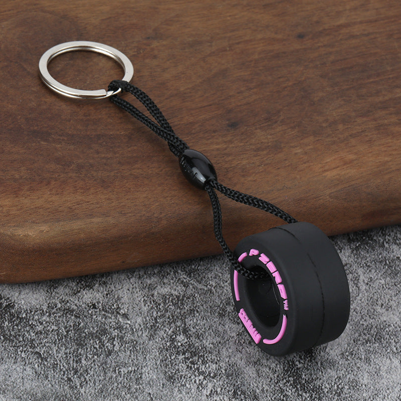 F1 STYLE TYRE KEYCHAIN