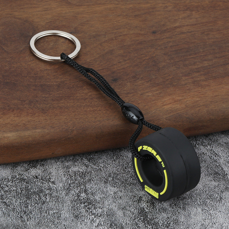 F1 STYLE TYRE KEYCHAIN