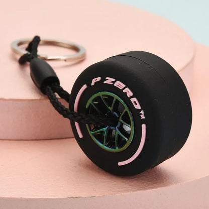 F1 Tyre Keychain