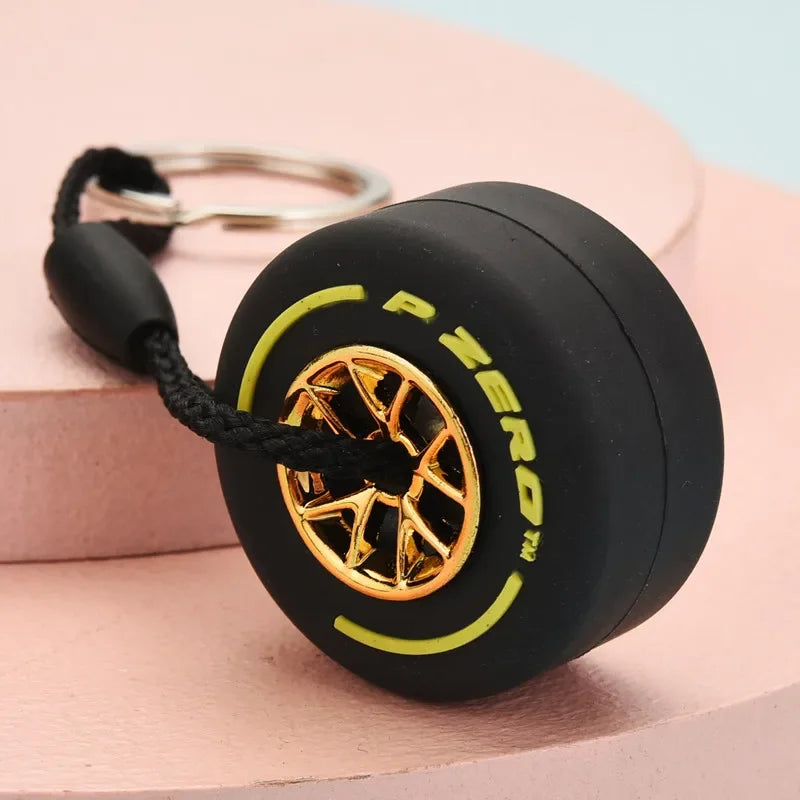 F1 Tyre Keychain