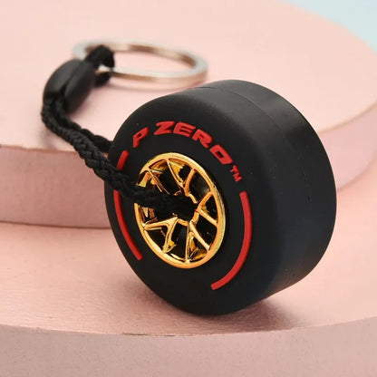 F1 Tyre Keychain