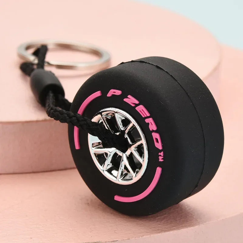 F1 Tyre Keychain