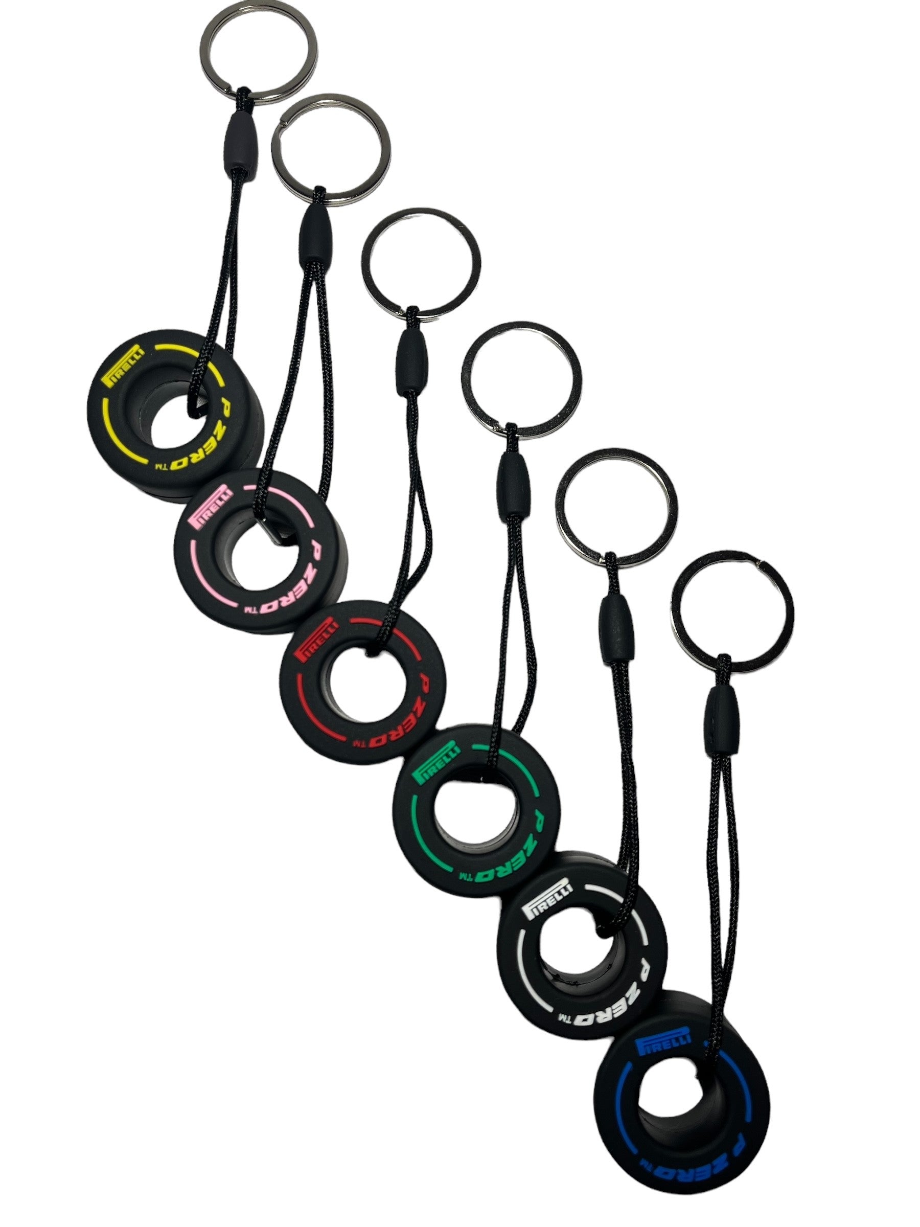 F1 STYLE TYRE KEYCHAIN